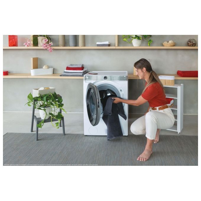 Hoover H-WASH 550 H5WPB610AMBC8-S Lavatrice Caricamento frontale 10 kg 1600 Giri-min Classe B Bianco