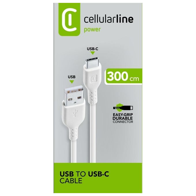 Cellular Line Cavo Dati 3M Type-C Bianco