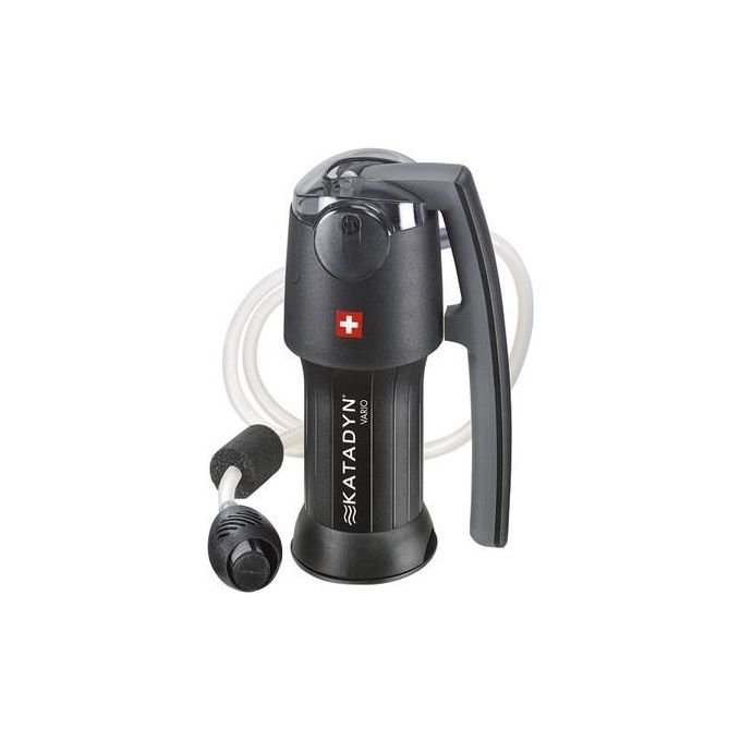 KATADYN 8014932 Filtro per acqua Katadyn Vario Filtrazione in 3 fasi con ceramica carbone attivo e fibra di vetro Fino a 2000 litri 2 L-min colore Nero