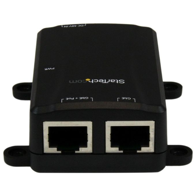 StarTech POEINJ1GW Iniettore Gigabit PoE+ ad 1 porta 802.3at e 802.3af 30 W colore Nero