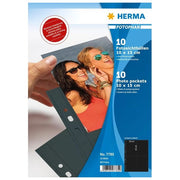 Herma Fotophan Foglio di Protezione 10x15cm 10 Fogli Neri