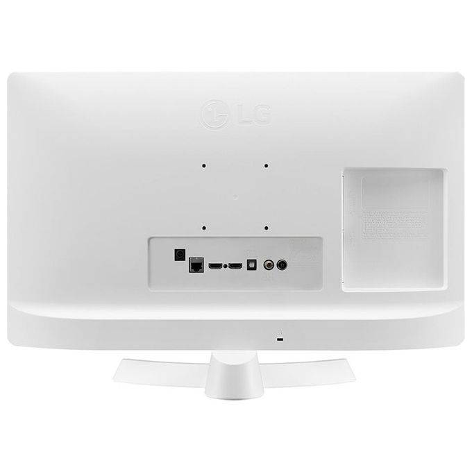 LG 24TQ510S-WZ Monitor TV 24'' LED HD Smart TV webOS 22 Wi-Fi DVB-T2 2 HDMI colore Bianco