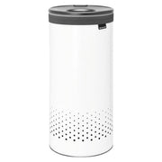 Brabantia Portabiancheria 35 Litri Grigio Scuro-Bianco