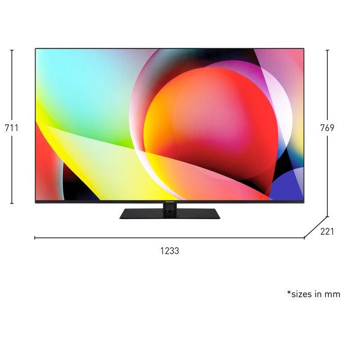 Panasonic TN-55W70AEZ Serie W70 Smart TV LED 4K Ultra HD 55'' Google TV Dolby Vision Atmos Game Mode colore Nero