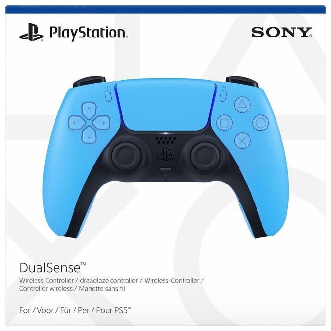 Sony DualSense V2 Controller Wireless PS5 Feedback Aptico Grilletti Adattivi Bluetooth 5.1 colore Starlight Blue