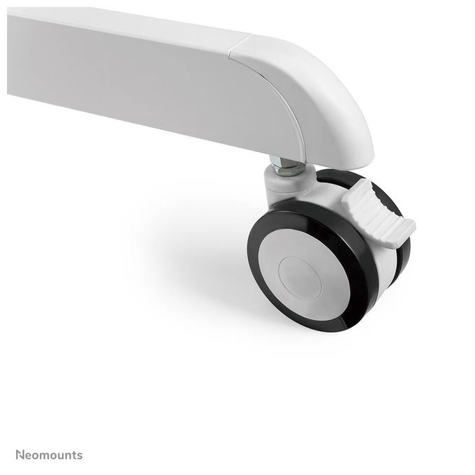 Neomounts NS-M1250WHITE Carrello TV 37-70'' Ruotabile con Altezza Regolabile e Gestione Cavi Inclusa colore Bianco