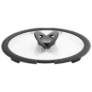 Lagostina Coperchio in Vetro 26cm Ingenio Manicatura Salvaspazio Bordo in Silicone