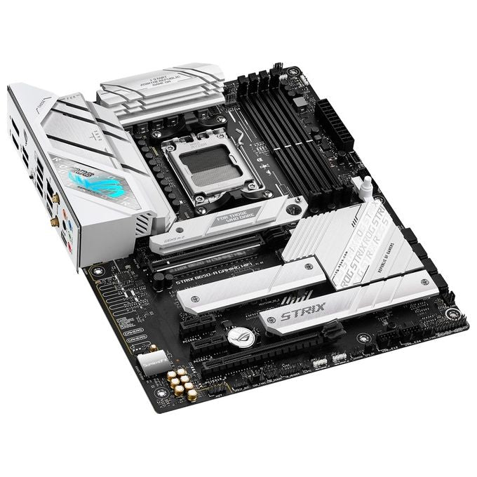 Asus ROG STRIX B650-A GAMING WIFI Scheda Madre ATX AMD B650 Socket AM5 DDR5 128 GB Wi-Fi 6E Ethernet 2.5 Gb 3xM.2 Aura Sync RGB colore Nero