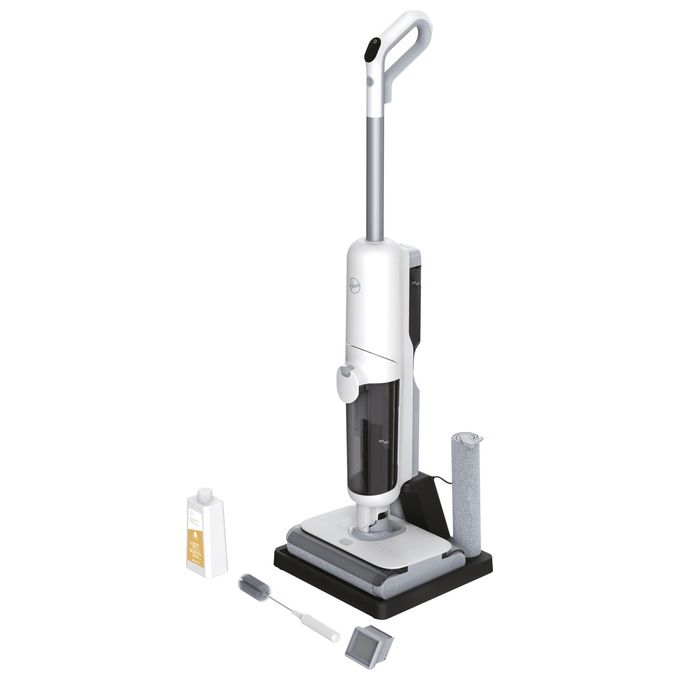 Hoover HW500 011 HW5 Aspirapolvere Lavapavimenti Senza Fili 2in1 220W 30 min Autopulizia 84 dB colore Bianco Grigio