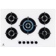 Electrolux EGG75372W Serie 600 Piano cottura Gas 75cm 5 fuochi StepPower Speed Burner colore Bianco
