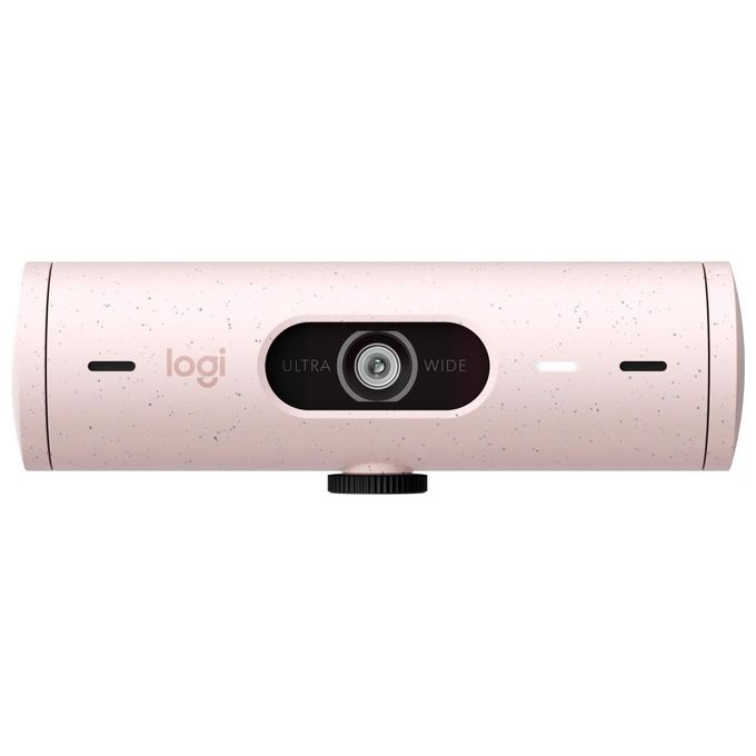 Logitech 960-001421 Brio 500 Webcam Full HD 1080p 4 MP USB-C Doppio Microfono 90° colore Rosa