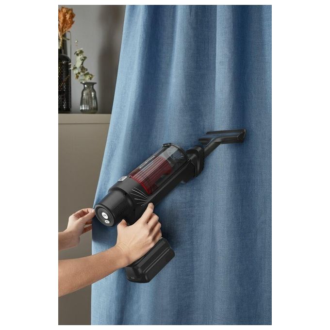 Rowenta RH6A71 X-Pert 7.60 Aspirapolvere a bastone 2 in 1 Ciclonico 0,44 L 140 W 45 min 81 dB colore Alluminio Rosso