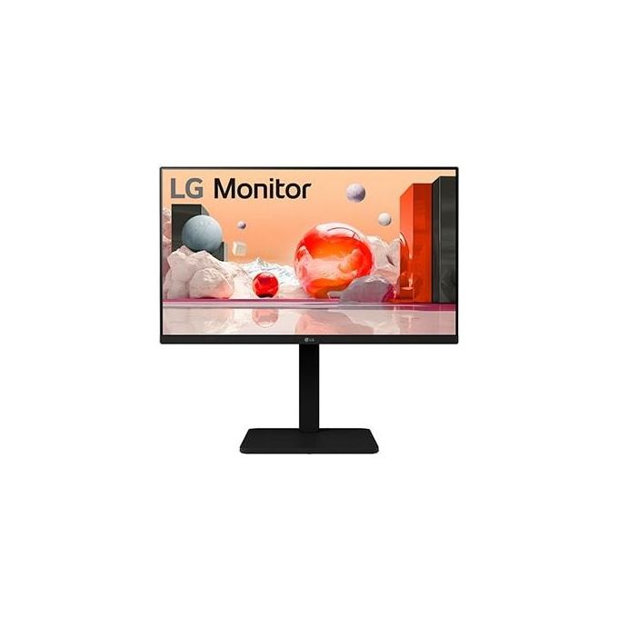 LG 24BA450-B Monitor PC 23.8'' Full HD 1920x1080 IPS 100 Hz 5 ms HDMI DisplayPort VGA Altoparlanti colore Nero