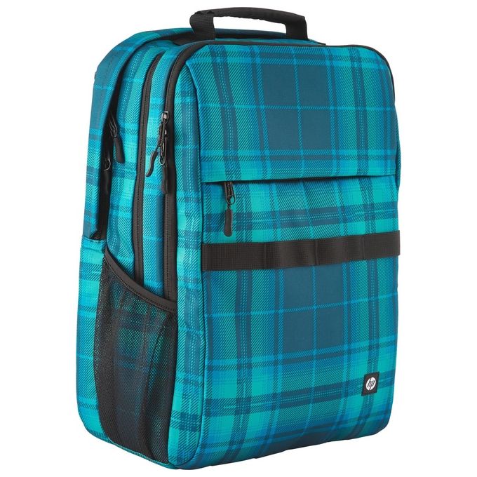 HP 7J594AA Zaino Campus XL per Laptop fino a 16.1'' con Cerniera Bloccabile e Materiale Antipioggia colore Blu