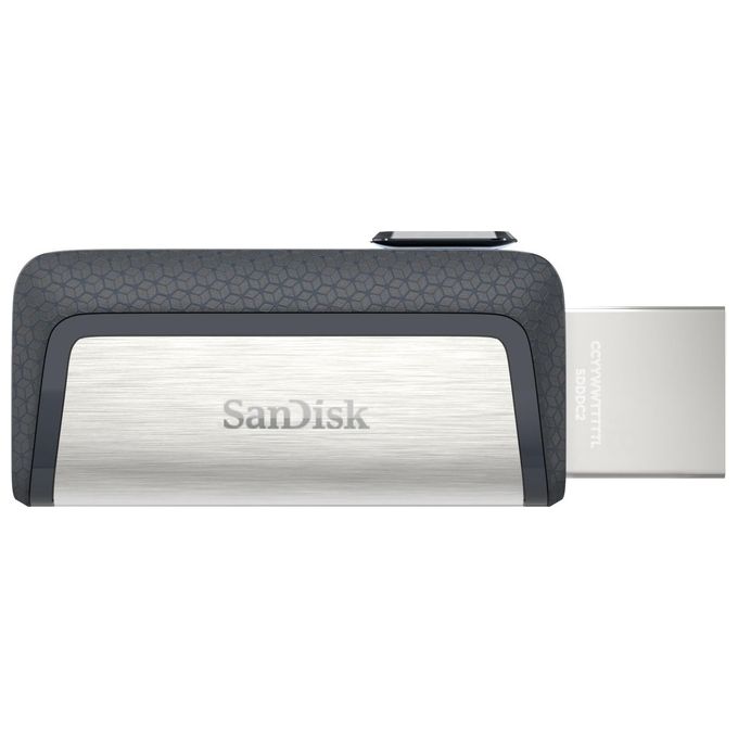 SanDisk SDDDC2-128G-G46 Ultra Dual Drive USB Type-C 128GB USB 3.2 Gen 1 fino a 150 MB-s colore Nero Argento