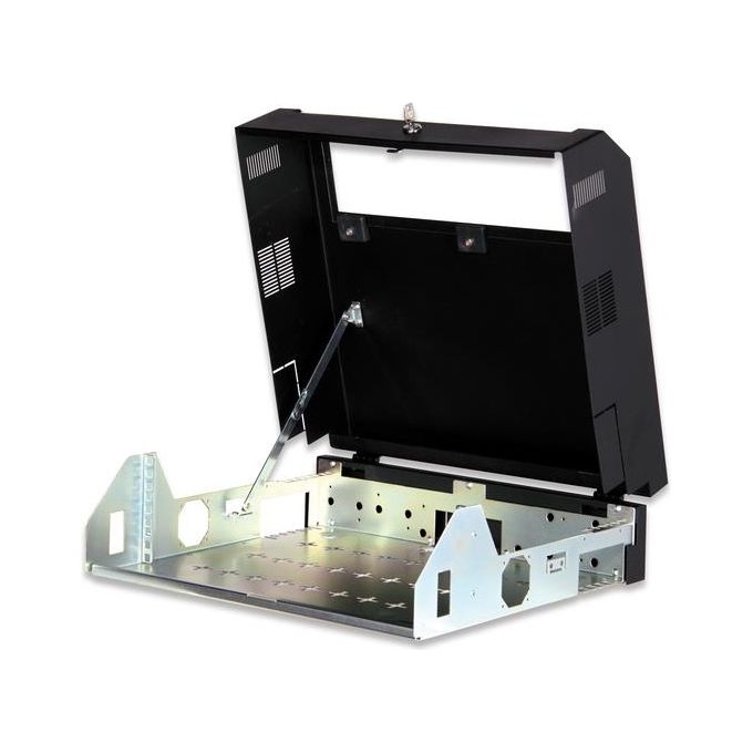 Digitus armadio 5 unita' da muro 19'' slim line colore grigio chiaro (a)14 x (l) 50 x (p)47,5 cm.