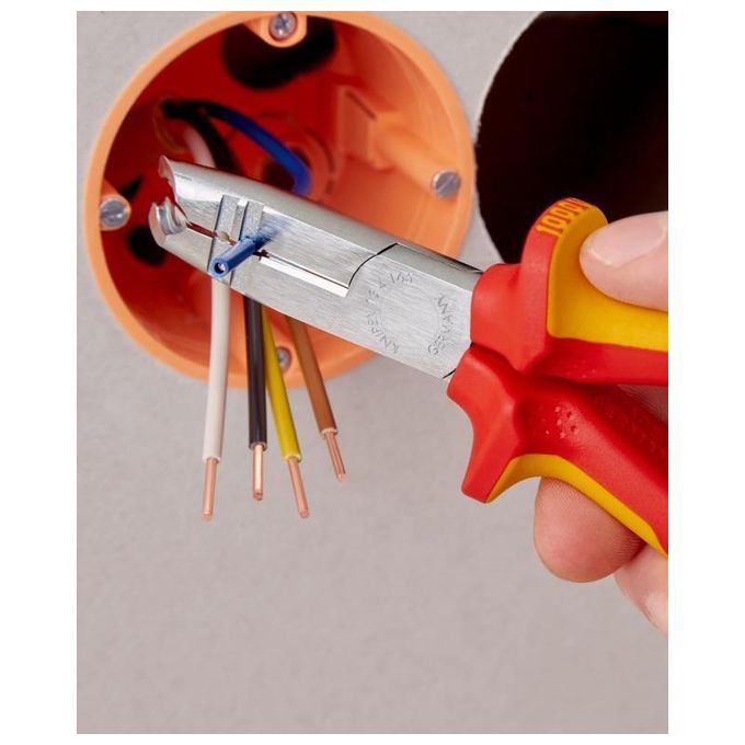 Knipex Pinza Spellacavi Rosso-Giallo
