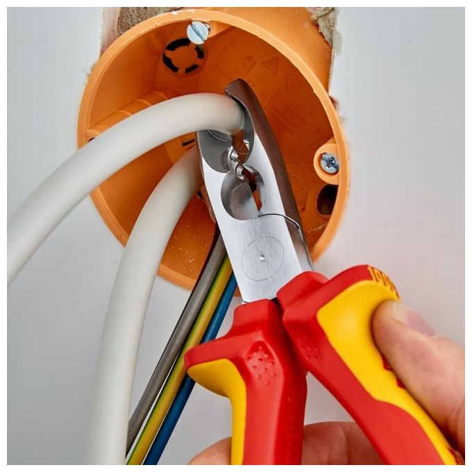 Knipex Pinza Spellacavi Rosso-Giallo