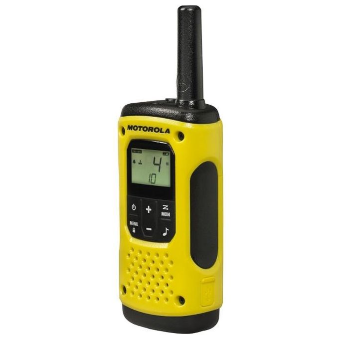 Motorola TLKR T92 H2O Ricetrasmittenti 8 Canali Nero-Giallo