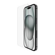 Belkin OVA135ZZ ScreenForce Pellicola Vetro Temperato Antimicrobico 9H iPhone 15 14 Pro colore Trasparente