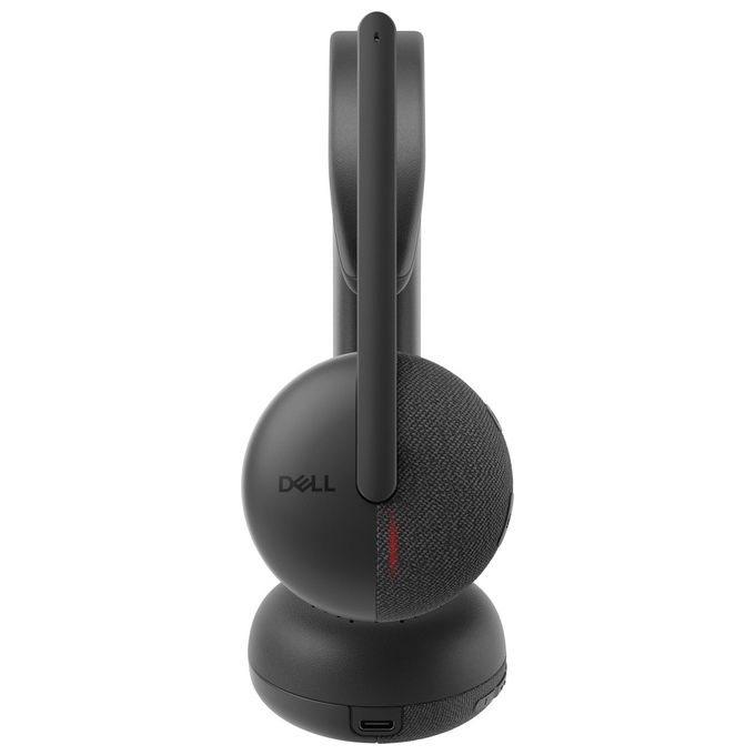 DELL WL3024-DWW Cuffie senza fili Pro Auricolare Con cavo e senza cavo Bluetooth 5.3 Cancellazione rumore AI Microfono asta 41 h autonomia colore Nero