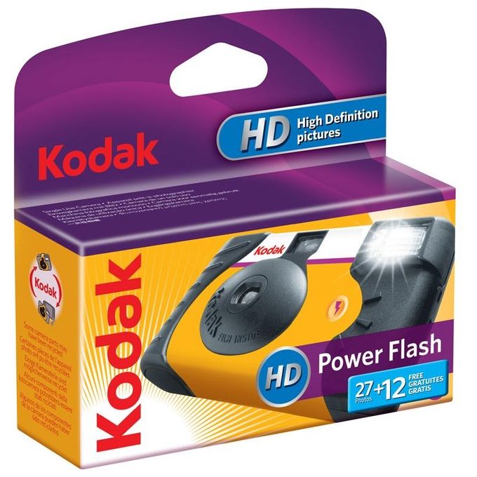 Kodak Power Flash 2712 Macchina Fotografica Compatta Nero-Giallo