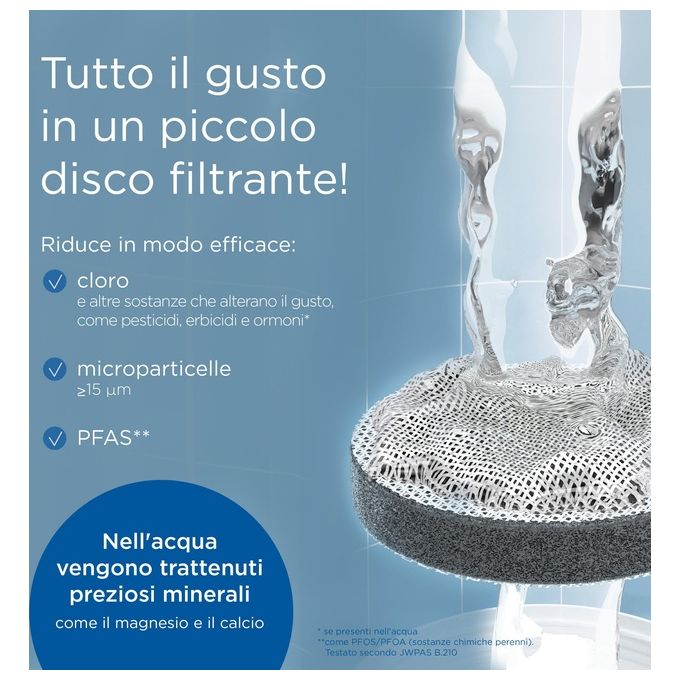 Brita 4006387051761 MicroDisc Filtro Acqua per Borraccia Fill and Go Active Vital 3 Pezzi Carboni Attivi 150 L durata
