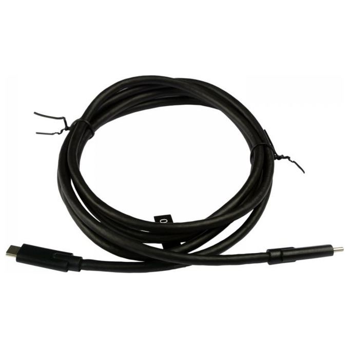 V7 V7UCC-2M-BLK-1E Cavo Usb Nero da Usb-C Maschio a Usb-C Maschio 2mt