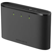 Mercusys MT110 Router Wi-Fi 4G LTE Mobile con Batteria Integrata 2200mAh fino a 10 ore di autonomia Wi-Fi 2.4 GHz fino a 150 Mbps 10 dispositivi connessi contemporaneamente NanoSIM colore Nero