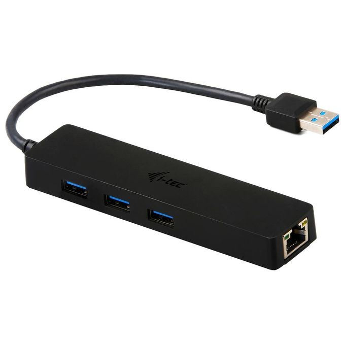 I-tec Advance U3GL3SLIM Hub di Interfaccia Usb 3.0 Type-A Nero