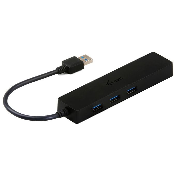 I-tec Advance U3GL3SLIM Hub di Interfaccia Usb 3.0 Type-A Nero
