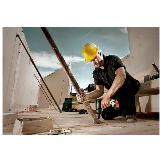 Metabo 602205840 SSW 18 LTX 400 BL Trapano Avvitatore Ad Impulsi A Batteria 18V 400 Nm 1-2'' Brushless con Valigetta Metaloc colore Nero