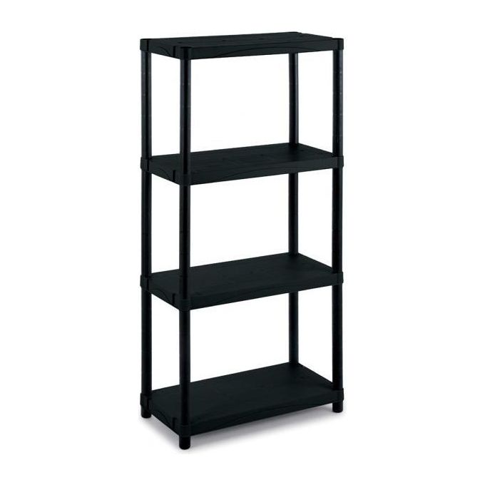 Terry Scaffale 4 Ripiani Portata 100 Kg 60x30x132 Cm