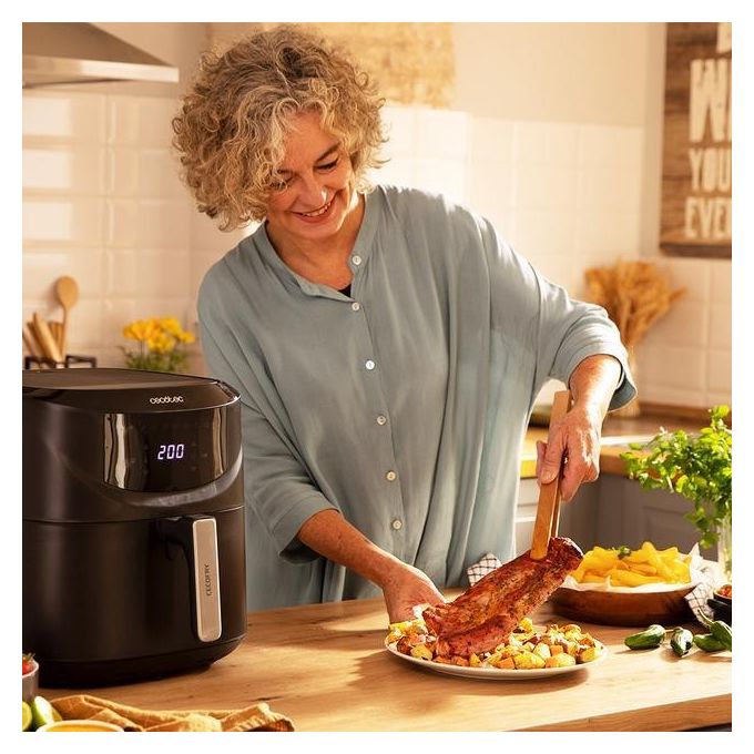 Cecotec CECOFRY ABSOLUTE 7600 Friggitrice ad aria 7.6 L 2000 W 8 programmi display touch colore Nero