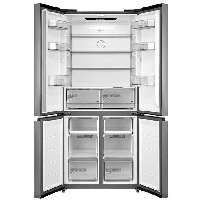 Midea MDRM691FIE46 Frigorifero Americano 4 Porte 515 L 189,8 cm Classe E 35 dB Total No Frost Inverter colore Inox