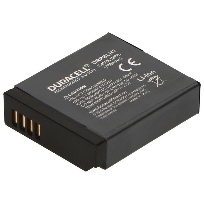 Duracell Batteria Ioni di Litio 600mAh per Panasonic DMW-BLH7E