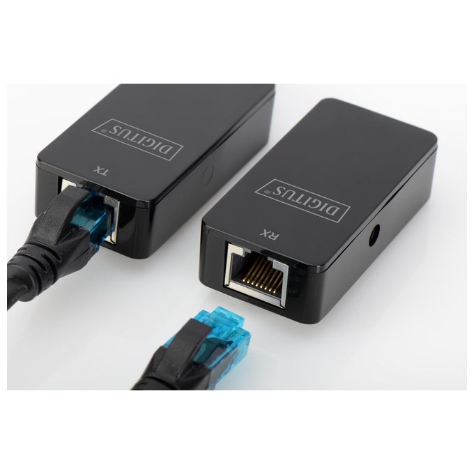 Digitus DA-70141  Estensore di Linea Usb 2.0 Fino a 50mt Tramite Cavo di Rete Cat 5E