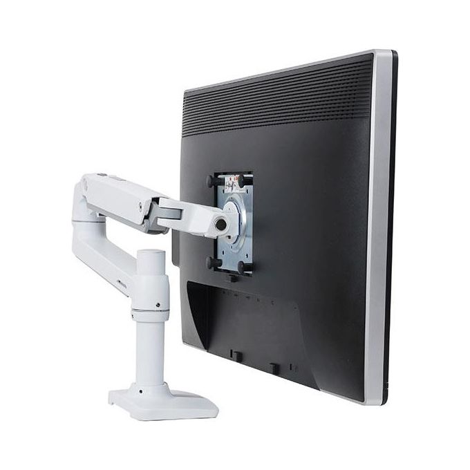 Ergotron LX Desk Monitor Arm KIT_ Montaggio per Display Lcd Dimensione Schermo fino a 34'' Alluminio Bianco