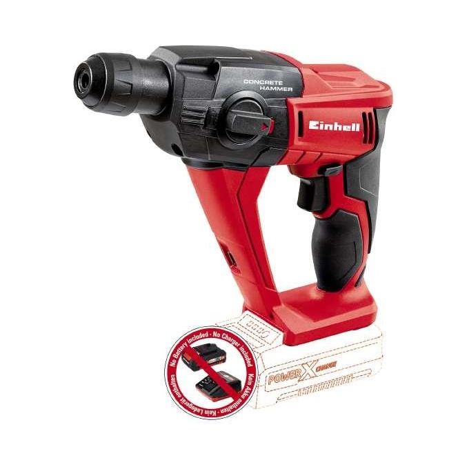Einhell Martello Tassellatore A Batteria A 3 Funzioni Te-Hd 18 Li (Batteria Non Inclusa)