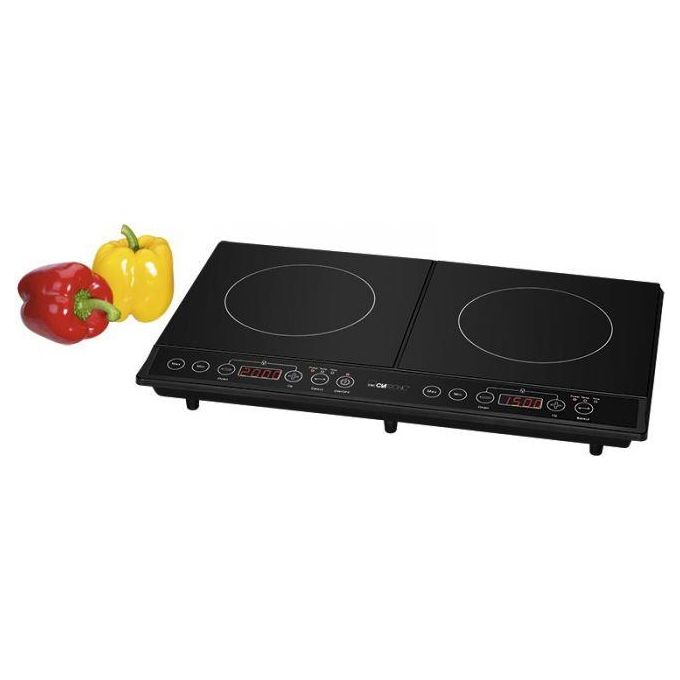 Clatronic DKI 3609 Piano cottura a induzione portatile 61 cm 2 zone 3500 W colore Nero