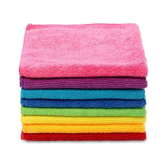 Vileda Microfibre Colors Panni in Microfibra 8 Pezzi