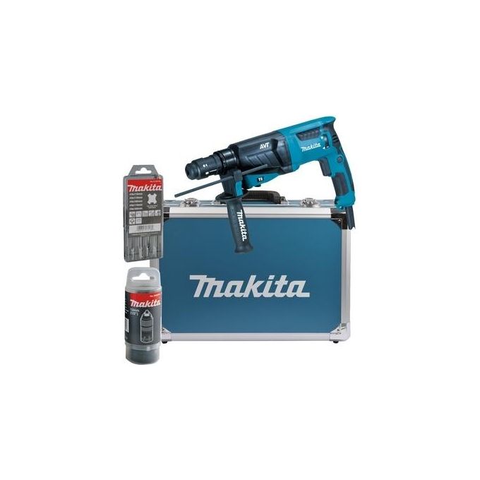 Makita HR2631FT13 Martello Demolitore in Valigetta di Alluminio 800W