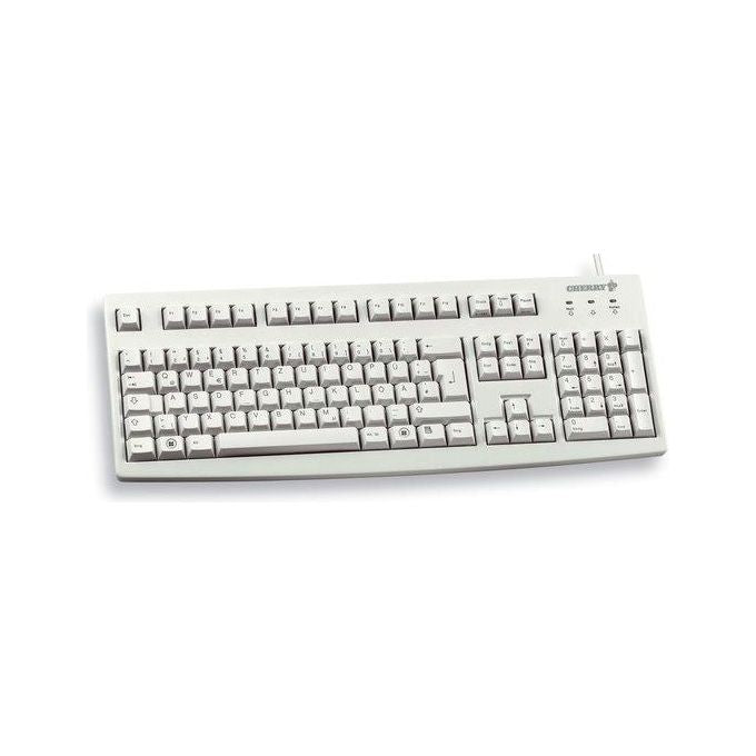 CHERRY G83-6104LUNEU-0 Tastiera USB 104 Tasti Layout Inglese US Cavo 1.75 m colore Grigio