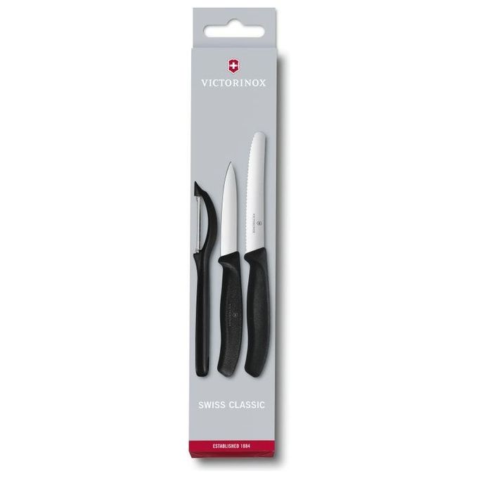 Victorinox Swiss Classic Coltelli per Verdura Set 3 Pezzi
