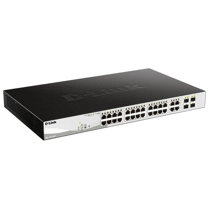 D-link 24-port Gb Poe Smart Switch Including 4 Combo 1000baset-sfp