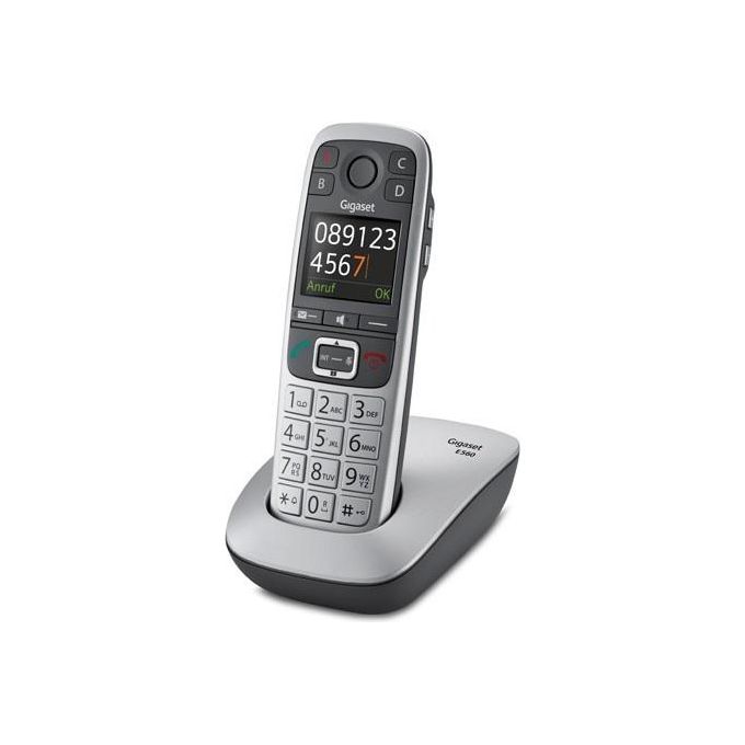 Gigaset S30852-H3051-B104 COMFORT 550HX Telefono analogico-DECT con vivavoce Identificatore di chiamata Display TFT 2.2'' colore Nero