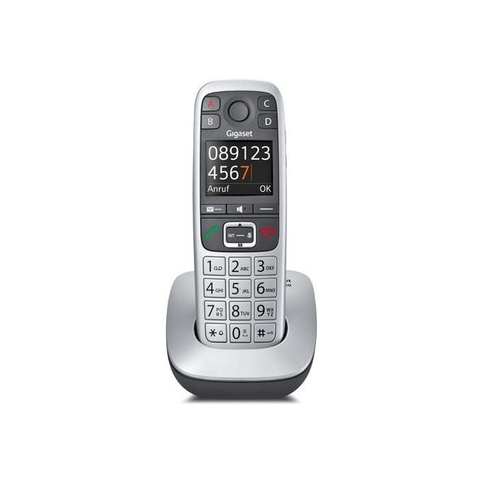 Gigaset S30852-H3051-B104 COMFORT 550HX Telefono analogico-DECT con vivavoce Identificatore di chiamata Display TFT 2.2'' colore Nero