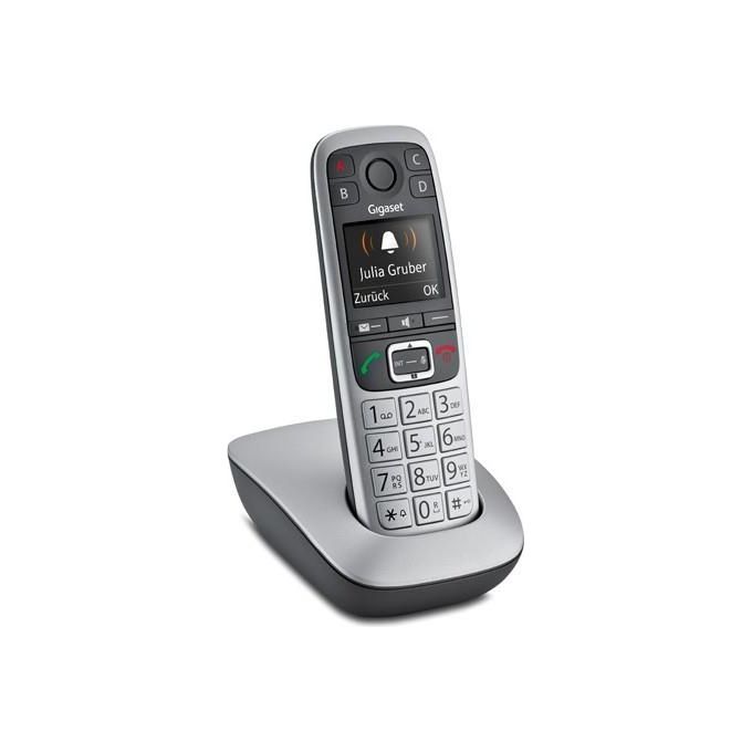 Gigaset S30852-H3051-B104 COMFORT 550HX Telefono analogico-DECT con vivavoce Identificatore di chiamata Display TFT 2.2'' colore Nero