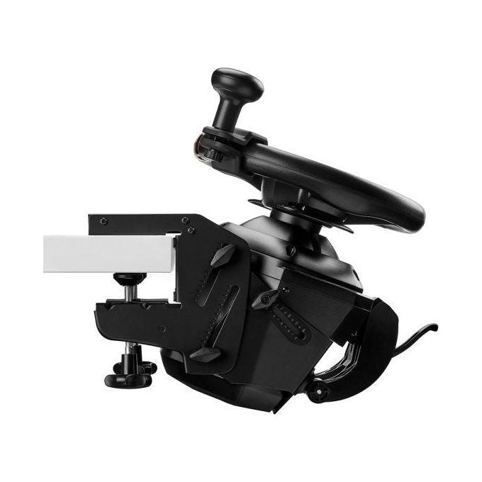 Thrustmaster 457275 T128 SimTask Pack Volante Force Feedback con Pedaliera T2PM e Supporto Regolabile USB Cablato per PC e Xbox Serie X-S Xbox One colore Nero