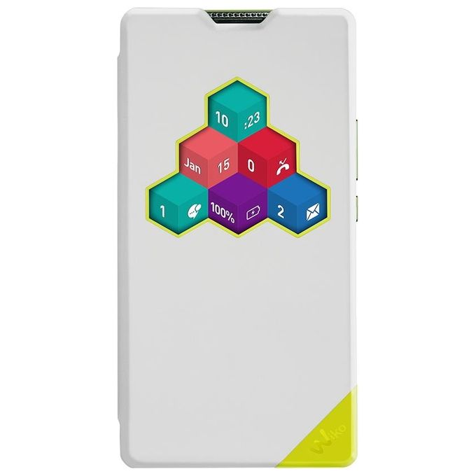 Wiko WiCube Custodia Protettiva e Interattiva per Robby 3G Bianco